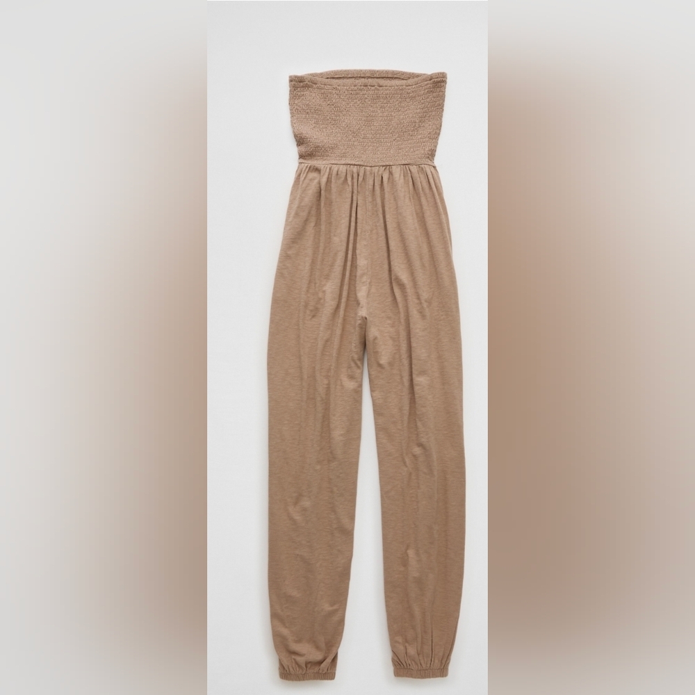 American Eagle Outfitters Tan Jumpsuit - Picture 2 of 3
